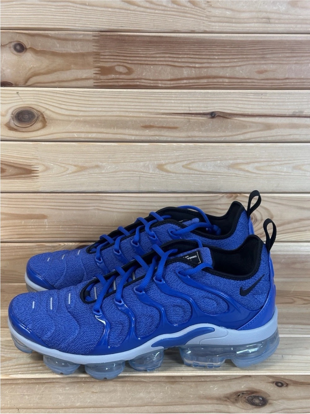 Nike 🔥 Air VaporMax Plus Game Royal Racer Blue Men's Size 9.5 924453 404 - Picture 3 of 10